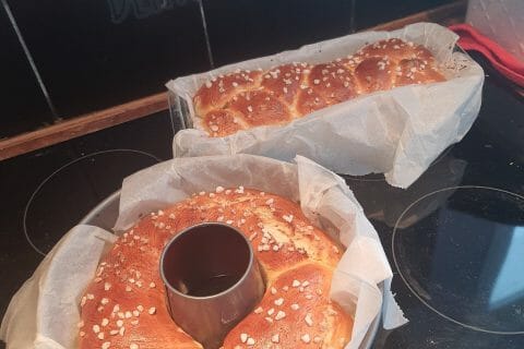 Cliquez pour zoomer ! Brioche tressée à la mie filante Thermomix par jumieve