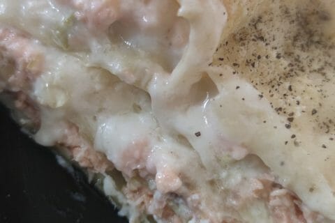 Cliquez pour zoomer ! Lasagnes au saumon et poireaux Thermomix par marie_1092