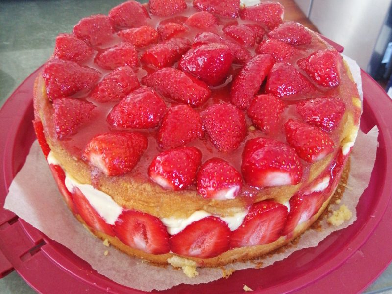 Cliquez pour zoomer ! Fraisier Thermomix par Poupette à paillete