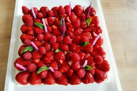 Cliquez pour zoomer ! Tarte aux fraises sans cuisson Thermomix par nessds