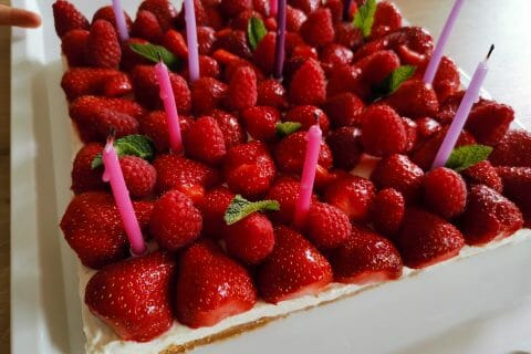 Cliquez pour zoomer ! Tarte aux fraises sans cuisson Thermomix par nessds