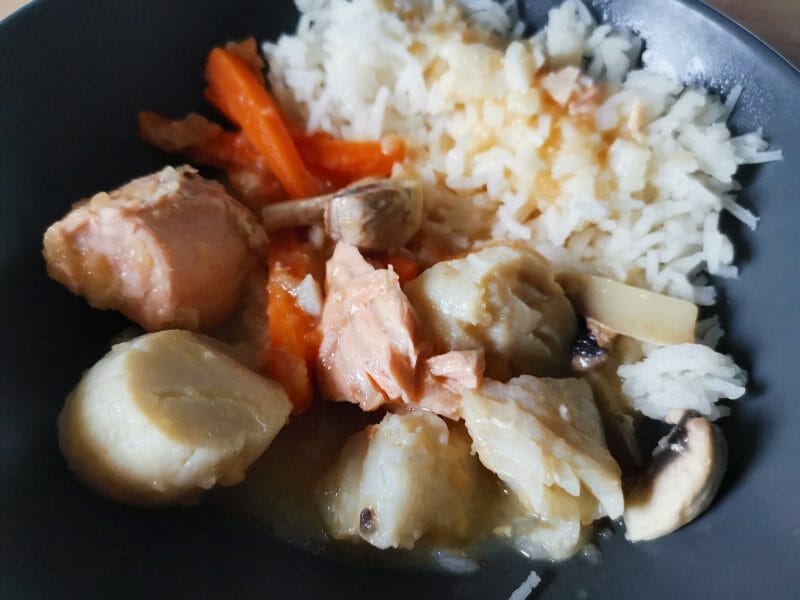 Cliquez pour zoomer ! Blanquette de la mer Thermomix par nessds