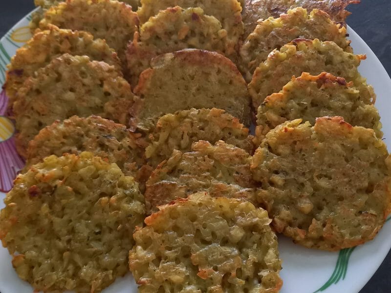 Cliquez pour zoomer ! Galettes de pommes de terre au four Thermomix par monia62