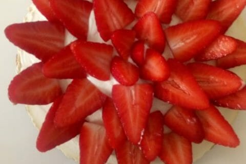 Cliquez pour zoomer ! Tarte aux fraises sans cuisson Thermomix par kitcat812