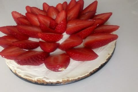 Cliquez pour zoomer ! Tarte aux fraises sans cuisson Thermomix par kitcat812