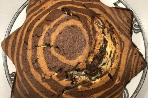 Cliquez pour zoomer ! Gâteau zébré au Thermomix