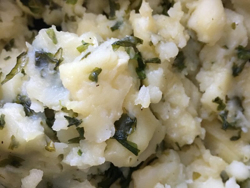 Cliquez pour zoomer ! Ecrasé de pommes de terre à l’huile d’olive Thermomix par Marinda