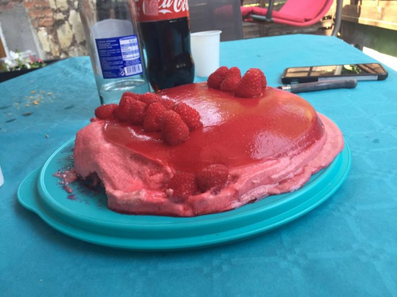 Cliquez pour zoomer ! Bavarois aux framboises Thermomix par Celine42000