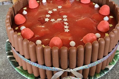 Cliquez pour zoomer ! Bavarois aux fraises Thermomix par lora_599