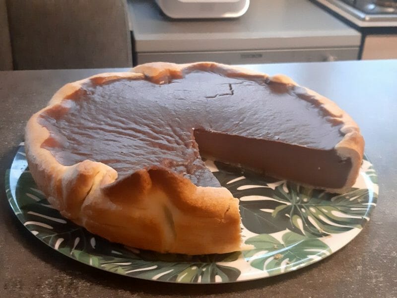 Cliquez pour zoomer ! Flan pâtissier au chocolat Thermomix par lora_599