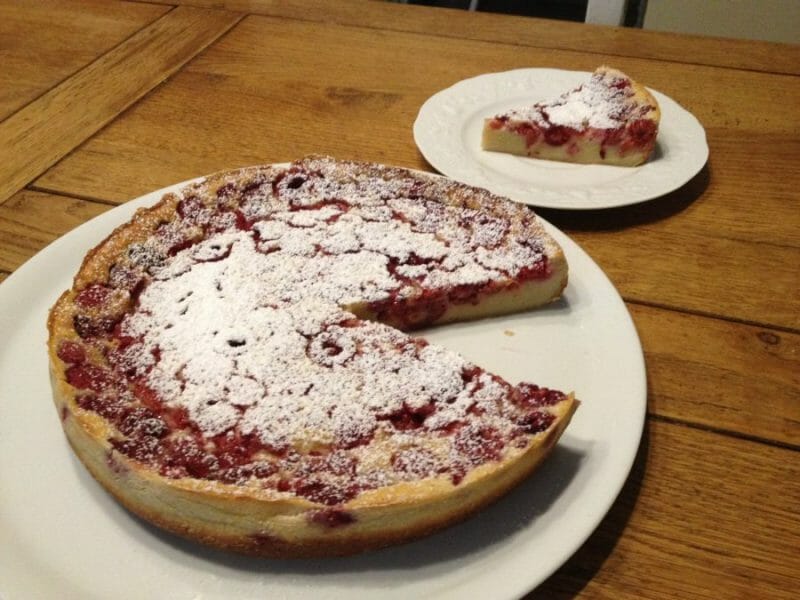 Cliquez pour zoomer ! Clafoutis aux framboises Thermomix par mariepilote