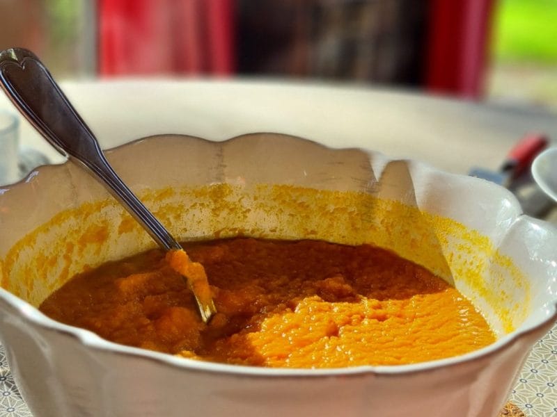 Cliquez pour zoomer ! Purée de patates douces Thermomix par miaouss_la_gueguerre