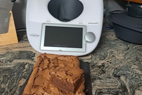 Cliquez pour zoomer ! Gâteau macaroné au chocolat Thermomix par mielmomix
