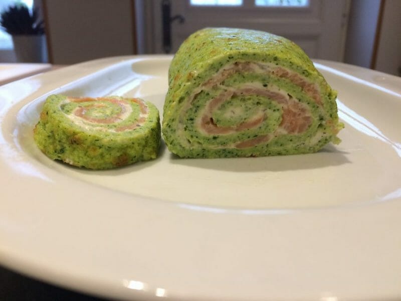 Cliquez pour zoomer ! Roulé aux épinards, saumon et Boursin Thermomix par Jennyjade