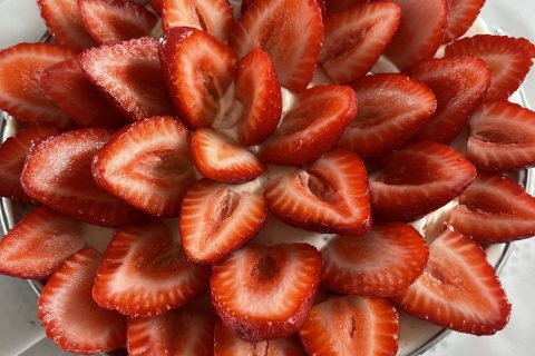 Cliquez pour zoomer ! Tarte aux fraises sans cuisson Thermomix par nanou