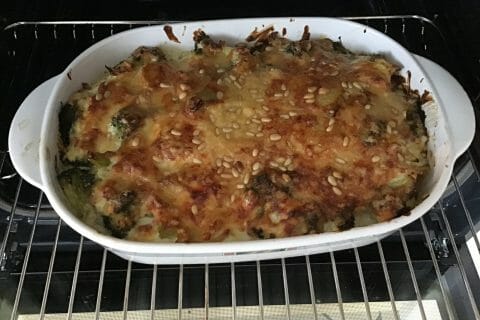 Cliquez pour zoomer ! Gratin de pommes de terre et brocolis Thermomix par tidou
