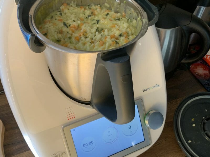 Cliquez pour zoomer ! Risotto champignons et courgettes Thermomix par elisevauthey