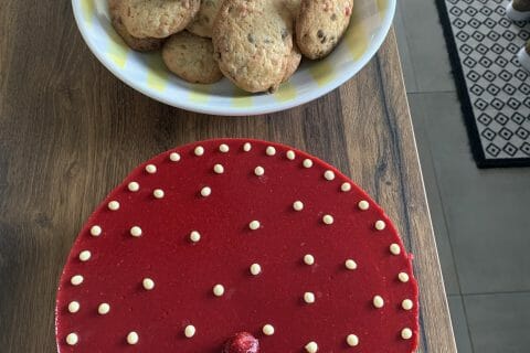 Cliquez pour zoomer ! Bavarois aux framboises Thermomix par elisevauthey