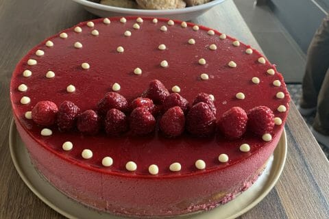 Cliquez pour zoomer ! Bavarois aux framboises Thermomix par elisevauthey