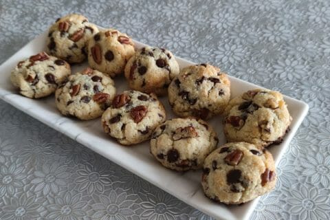 Cliquez pour zoomer ! Cookies à la noix de coco et pépites de chocolat Thermomix par Hanane