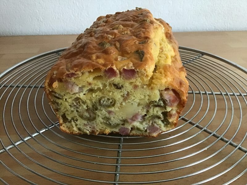 Cake Sale Jambon Fromage Et Olives Au Thermomix Cookomix