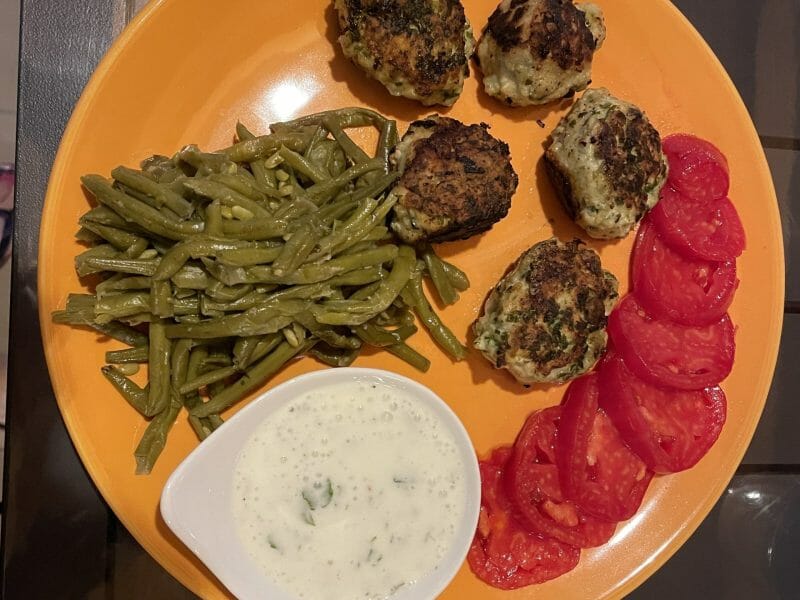 Cliquez pour zoomer ! Boulettes de poulet aux olives Thermomix par annickt