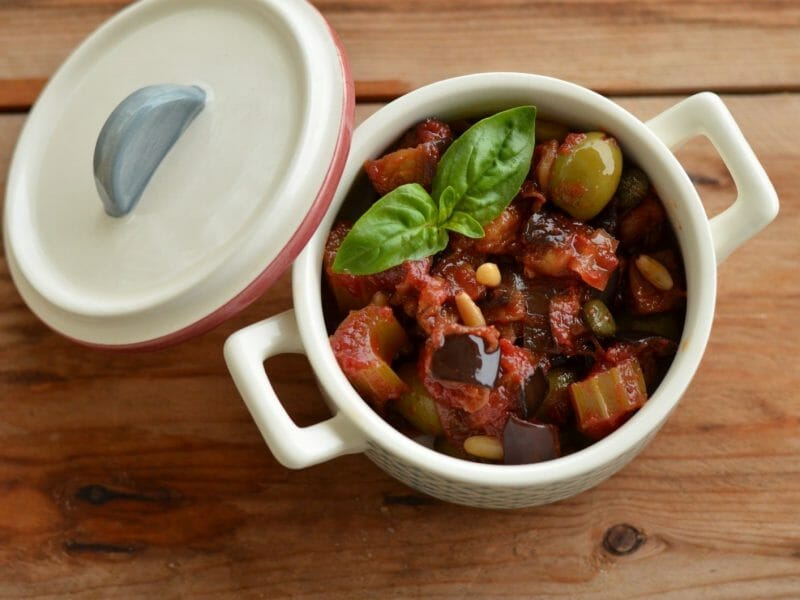 Cliquez pour zoomer ! Caponata sicilienne Thermomix par Popolipo