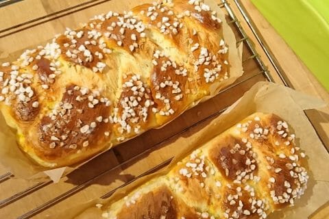 Cliquez pour zoomer ! Brioche tressée à la mie filante Thermomix par Lilys24