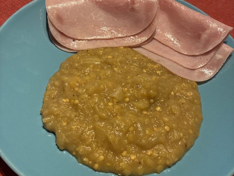 Cliquez pour zoomer ! Dhal d’aubergine et de lentilles corail Thermomix par vcricri