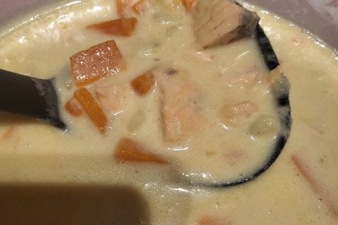 Cliquez pour zoomer ! Soupe de saumon à la finlandaise Thermomix par vcricri