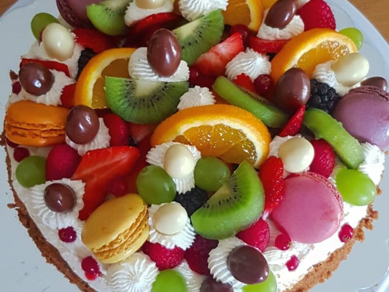 Cliquez pour zoomer ! Tarte aux fraises sans cuisson Thermomix par ludifit