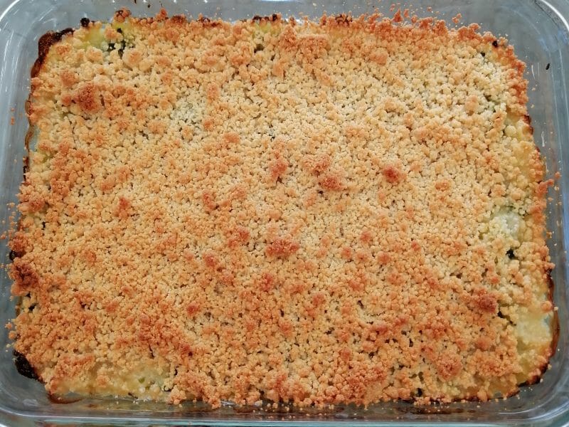 Cliquez pour zoomer ! Crumble poulet, courgettes et parmesan Thermomix par Choupette76