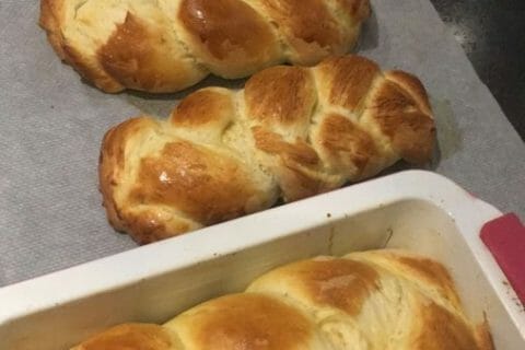 Cliquez pour zoomer ! Brioche tressée à la mie filante Thermomix par Nadia38