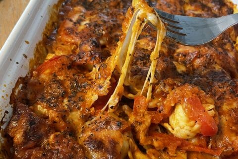 Cliquez pour zoomer ! Gratin de tortellini tomate mozzarella Thermomix par 🍀nanou050885🍀