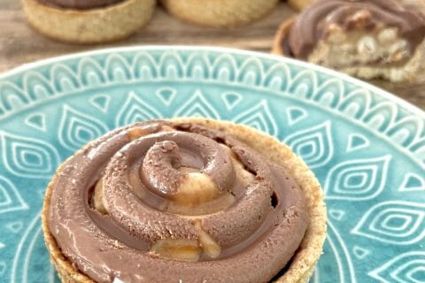 Cliquez pour zoomer ! Tartelettes chocolat et caramel beurre salé Thermomix par 🍀nanou050885🍀