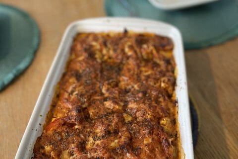 Cliquez pour zoomer ! Gratin de tortellini tomate mozzarella Thermomix par 🍀nanou050885🍀