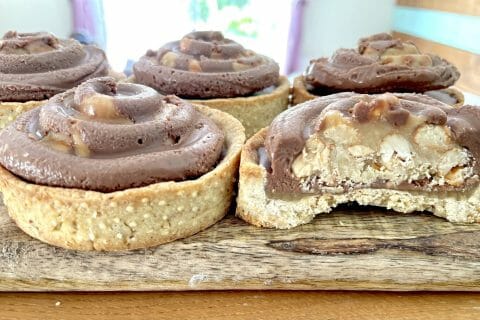 Cliquez pour zoomer ! Tartelettes chocolat et caramel beurre salé Thermomix par 🍀nanou050885🍀