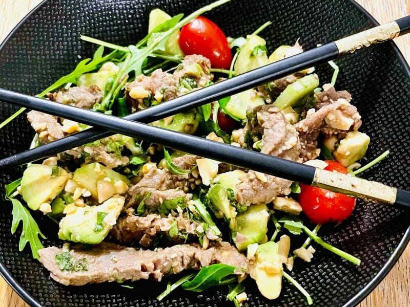 Cliquez pour zoomer ! Salade thaï au boeuf Thermomix par 🍀nanou050885🍀