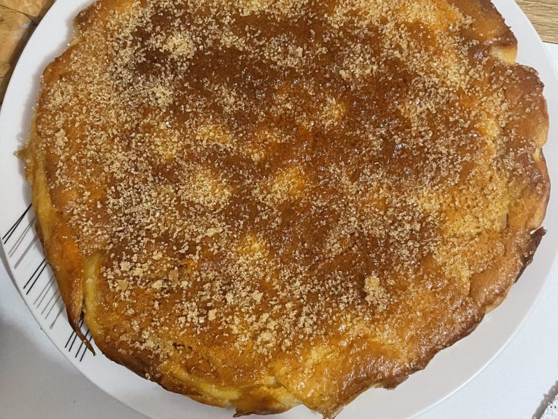 Cliquez pour zoomer ! Flognarde aux pommes Thermomix par lisaberthe