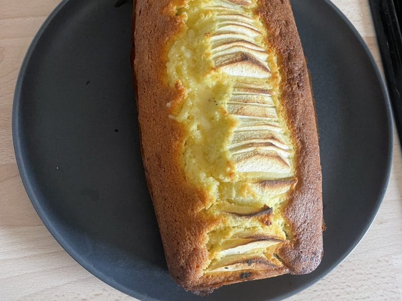 Cliquez pour zoomer ! Quatre quarts aux pommes Thermomix par lisaberthe