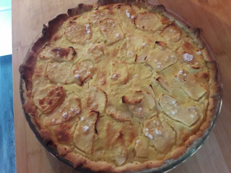 Cliquez pour zoomer ! Tarte normande aux pommes Thermomix par NADINE.B64
