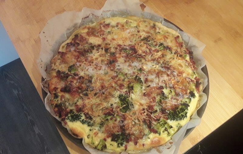 Cliquez pour zoomer ! Tarte aux brocolis et roquefort Thermomix par NADINE.B64