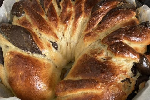 Cliquez pour zoomer ! Brioche marbrée Thermomix par nanouchka58