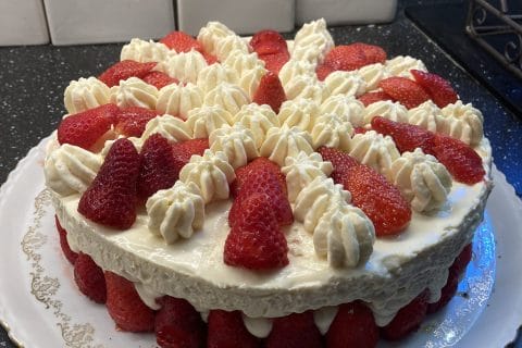Cliquez pour zoomer ! Fraisier Thermomix par nanouchka58