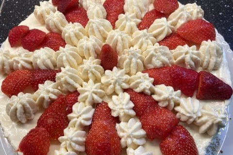 Cliquez pour zoomer ! Fraisier Thermomix par nanouchka58