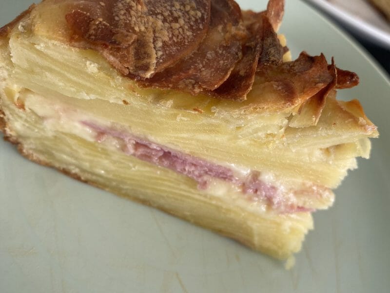 Cliquez pour zoomer ! Gâteau invisible raclette Thermomix par lorishe