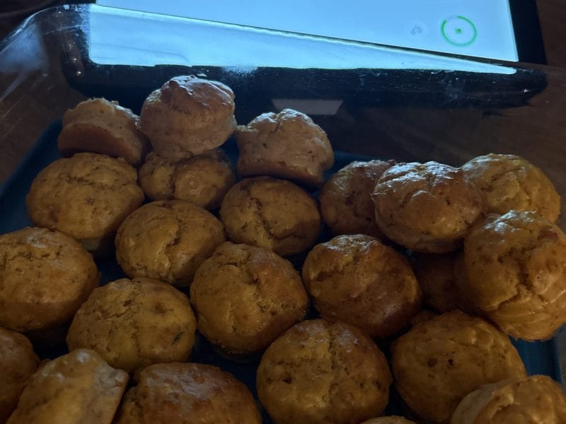 Cliquez pour zoomer ! Bouchées courgettes mozzarella Thermomix par Ptifruit