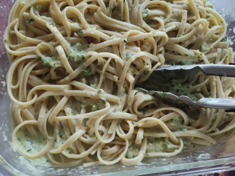 Cliquez pour zoomer ! Farfalle à la crème de courgettes Thermomix par nadia_258