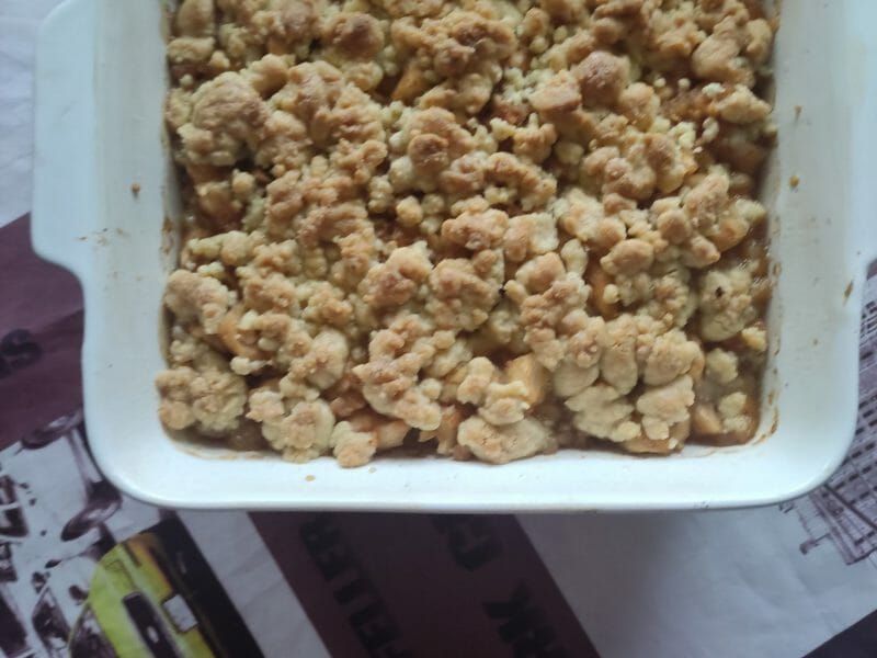 Cliquez pour zoomer ! Crumble aux Pommes Thermomix par nadia_258