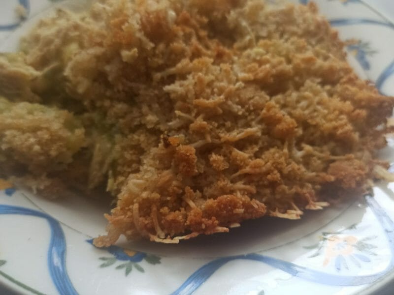 Cliquez pour zoomer ! Crumble poulet, courgettes et parmesan Thermomix par doumassia